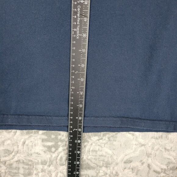 Vintage Sea Turtle Hawaii Shirt Mens Large Navy Blue Hawaiian Kauai Distressed - Picture 9 of 10